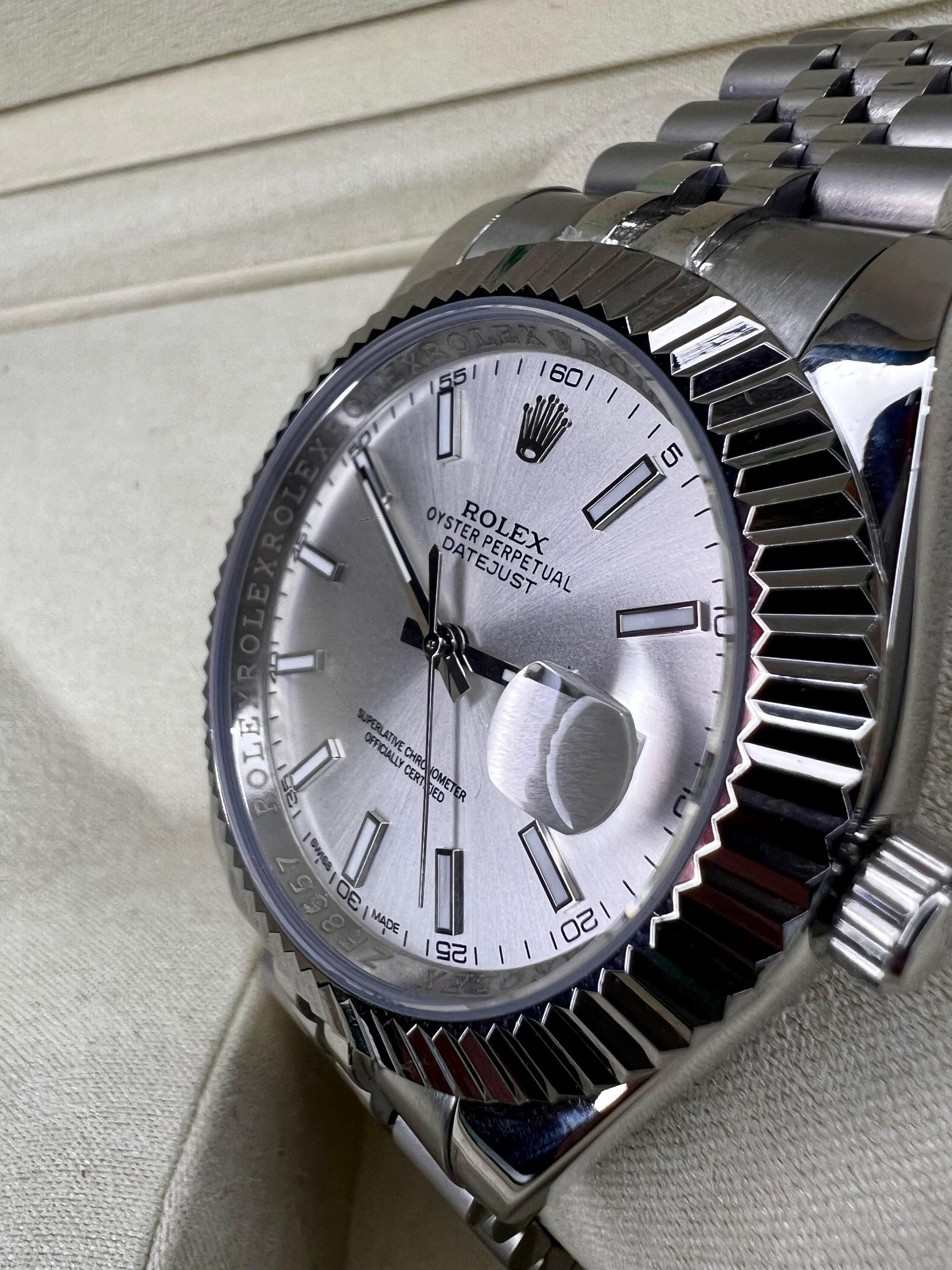Reloj R. Datejust Plateado