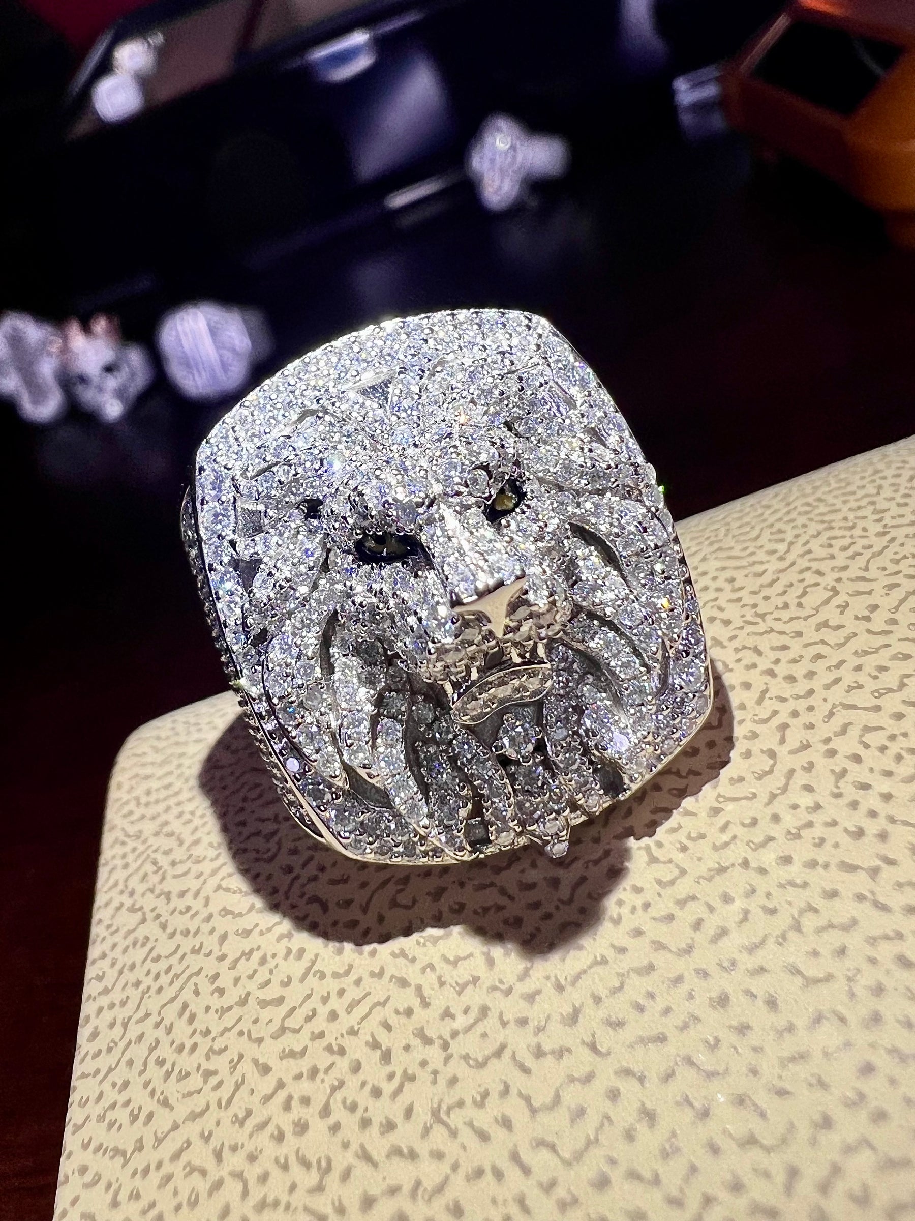 Anillo moissanita Vvs