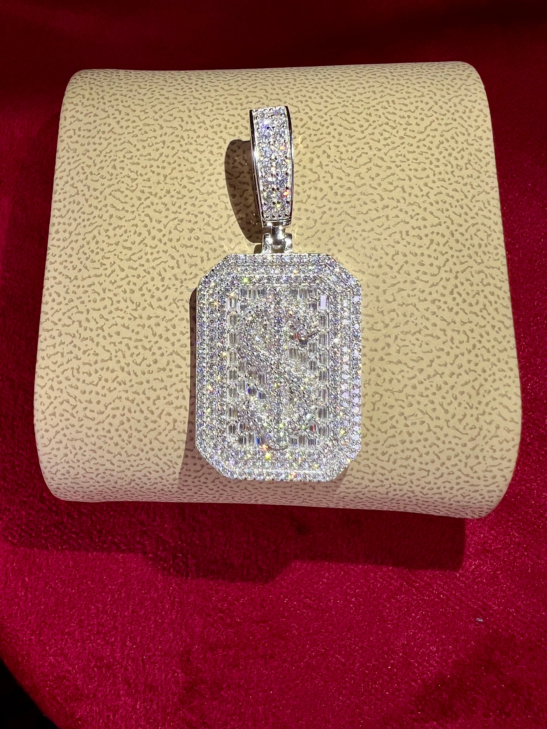 Colgante signo dólar Iced Out