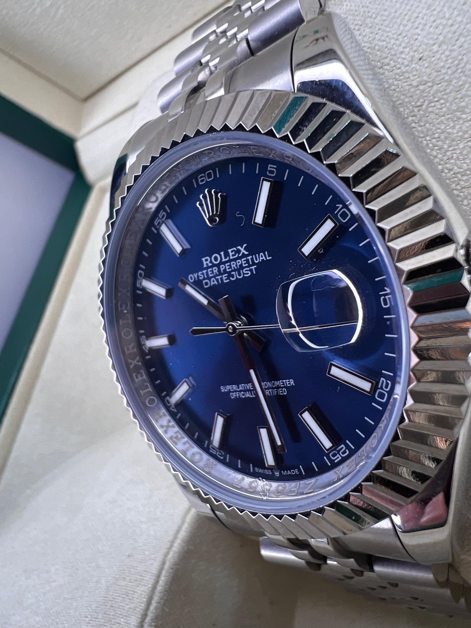 Reloj R. Datejust Azul