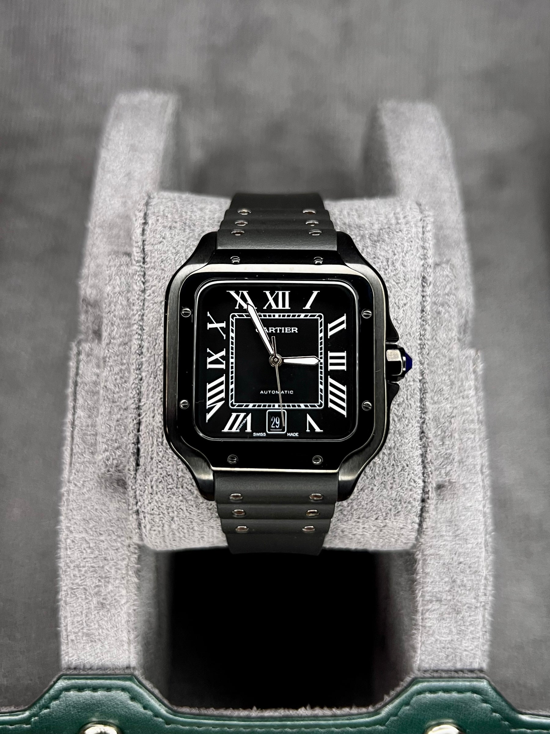 Cartier Santos Black