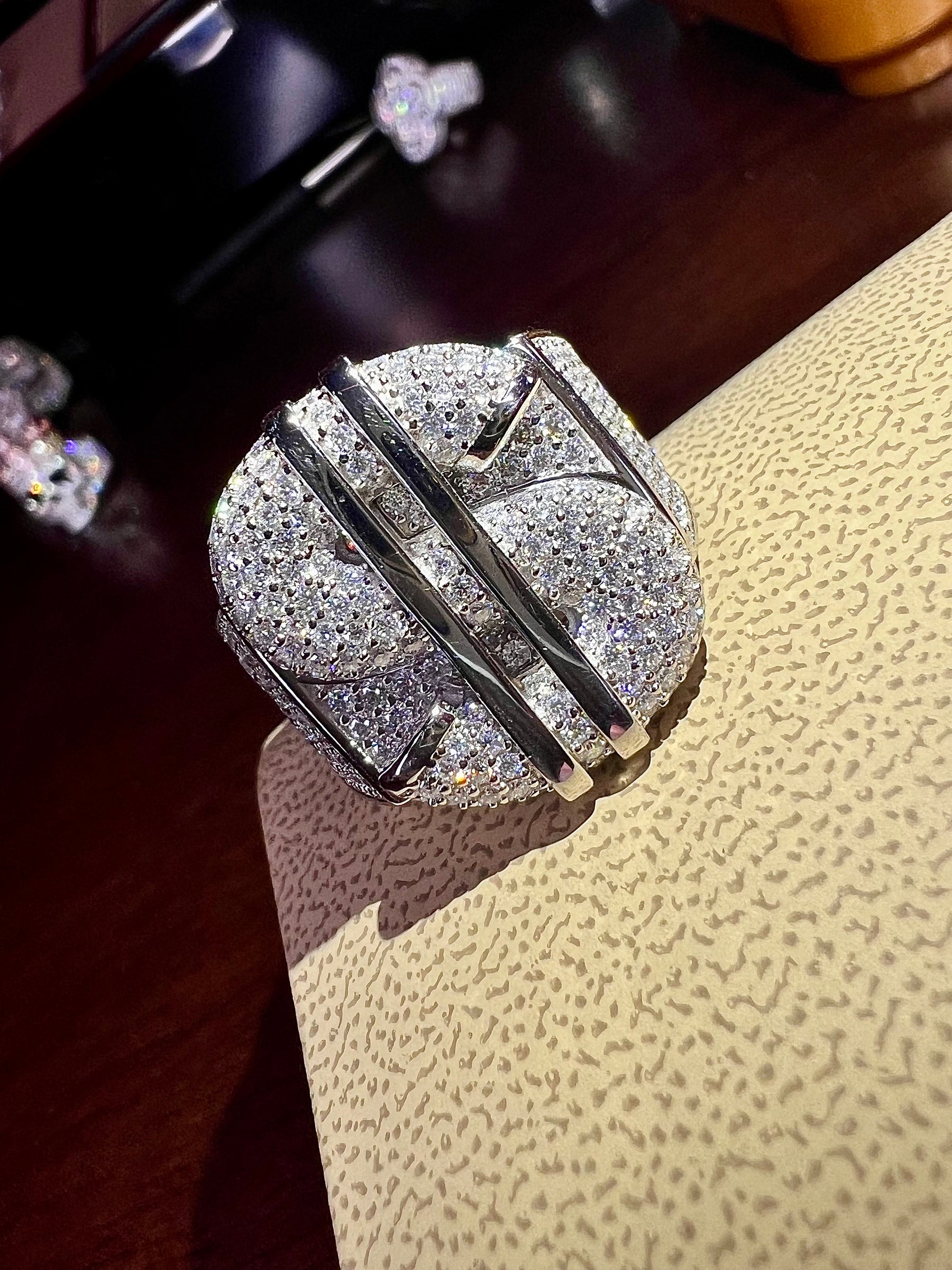 Anillo moissanita Vvs