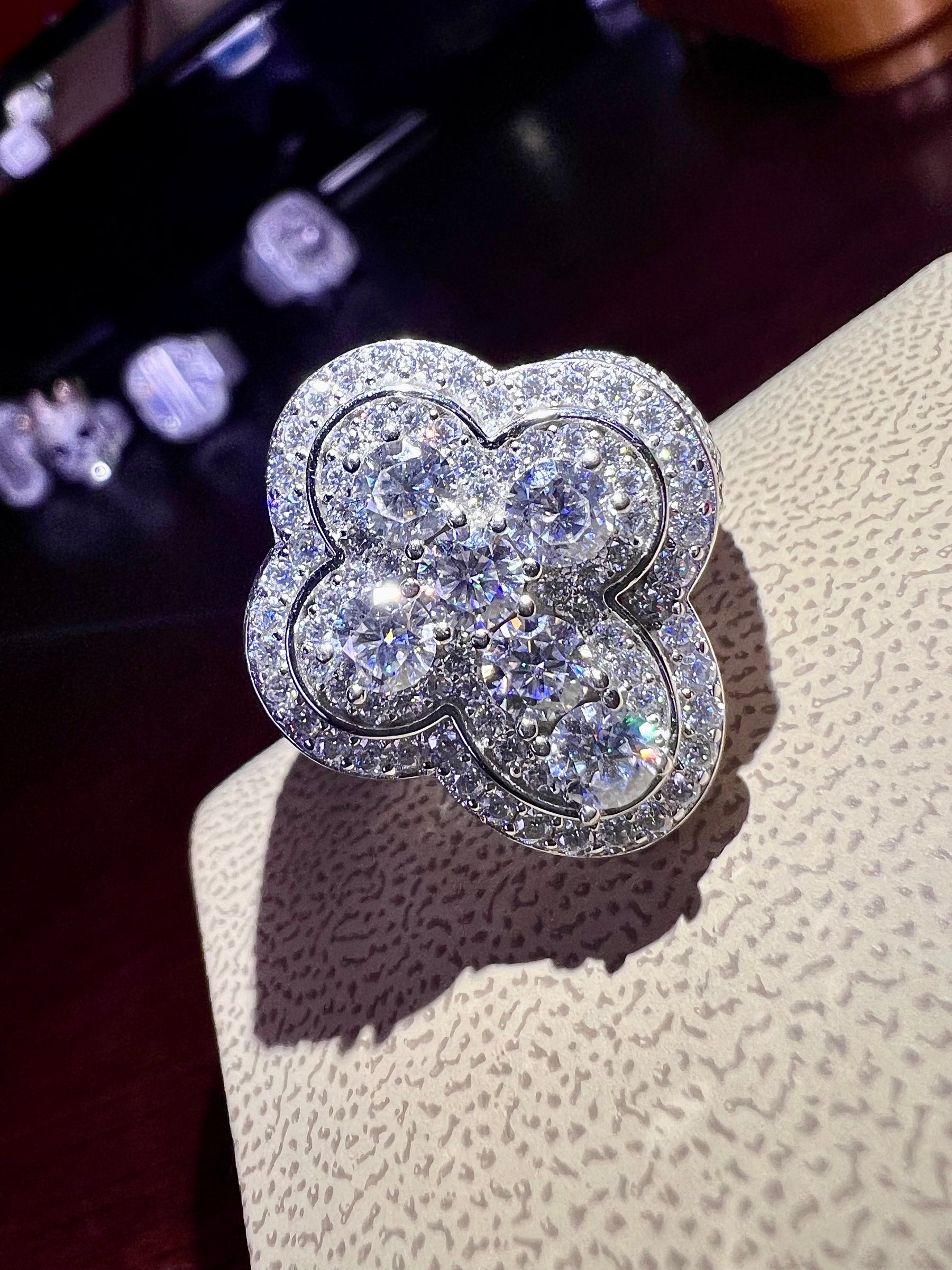 Anillo moissanita Vvs