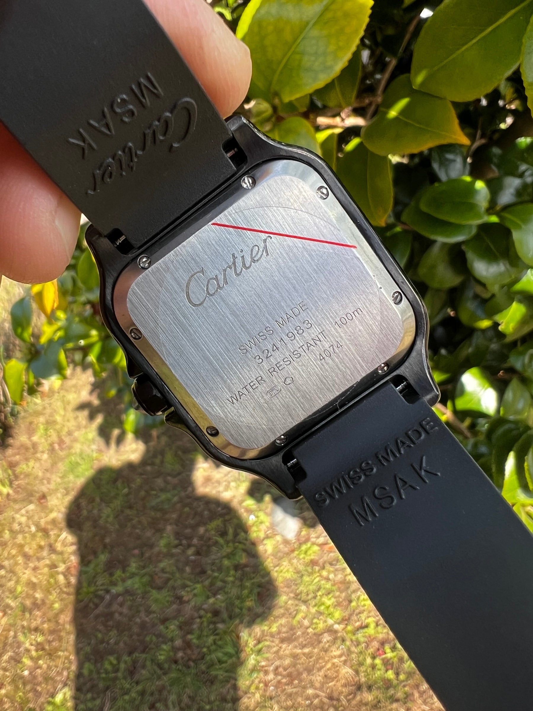 Cartier Santos Black