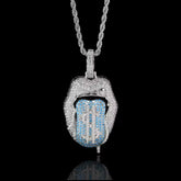 Colgante lengua dólar