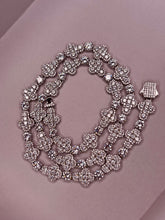 Tennis cross con piedras redondas 10mm