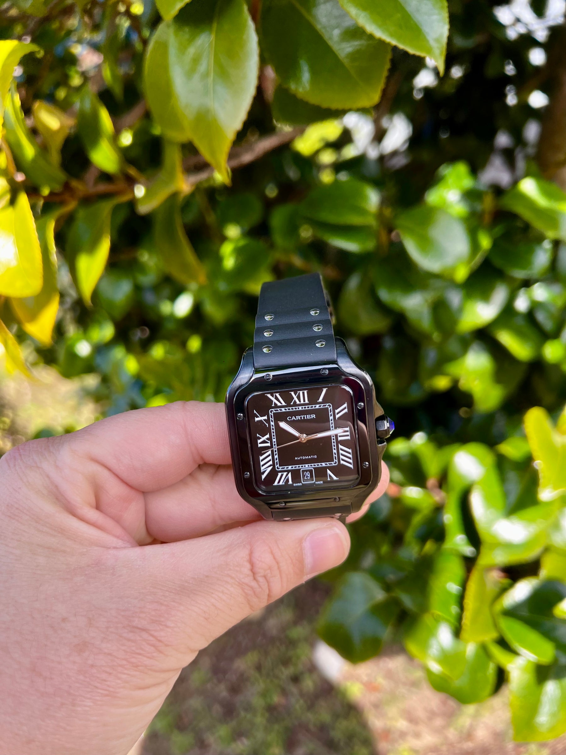 Cartier Santos Black