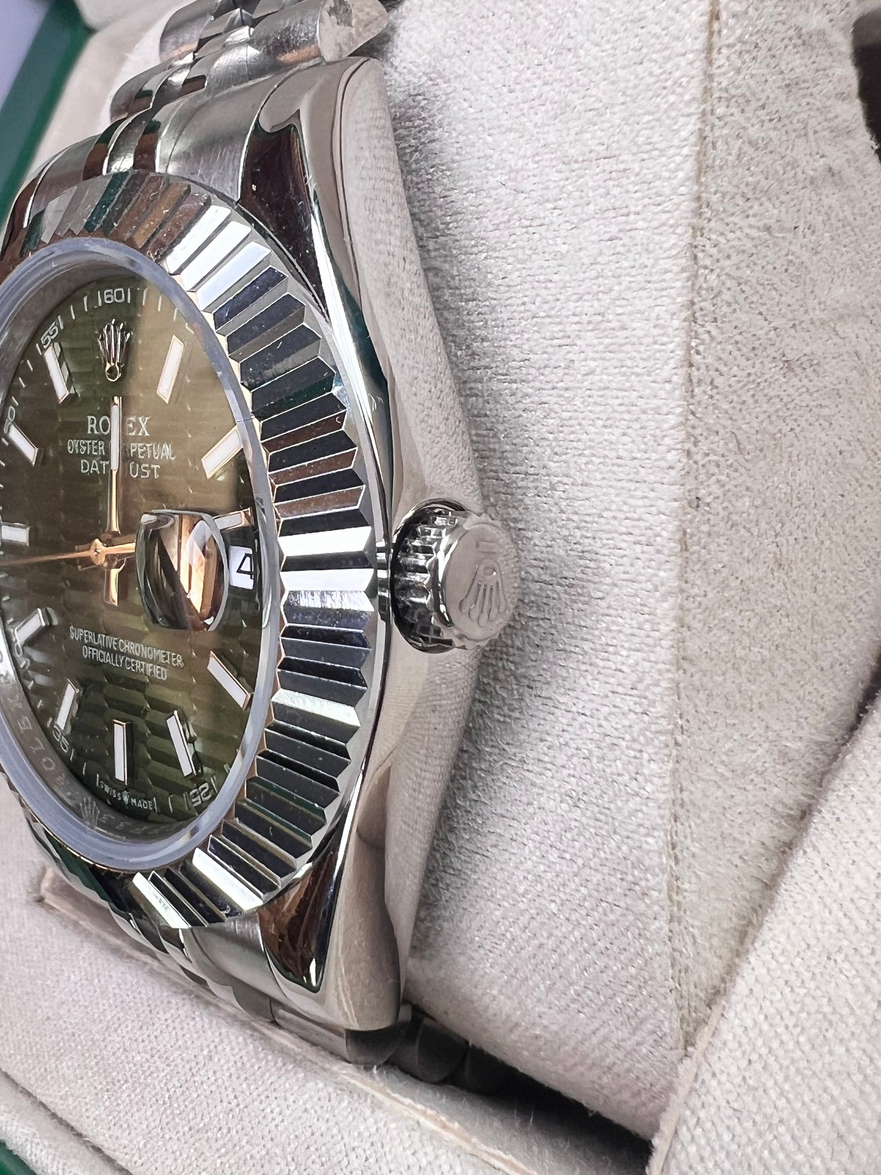 DATEJUST GREEN