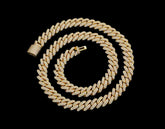 Cubana prong 14mm moissanita