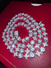 Cadena tennis redonda con estrella