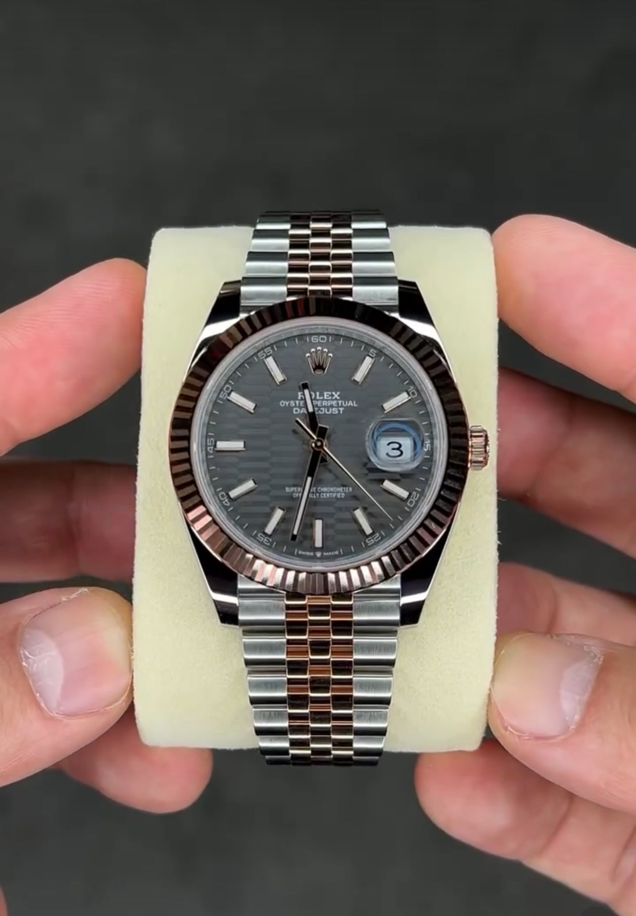 Datejust bitono oro rosa