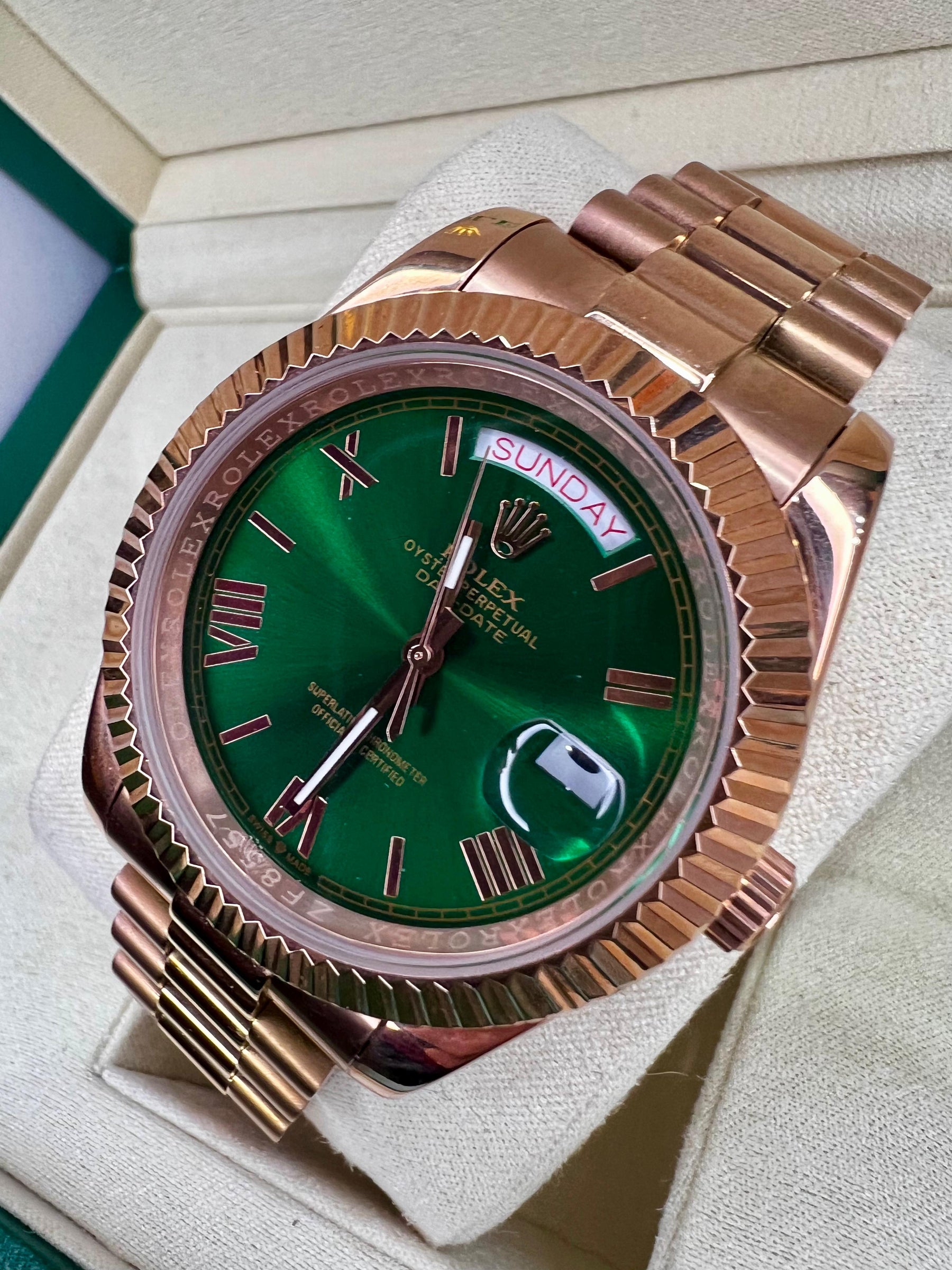 Reloj R. Day-Date Rose Gold