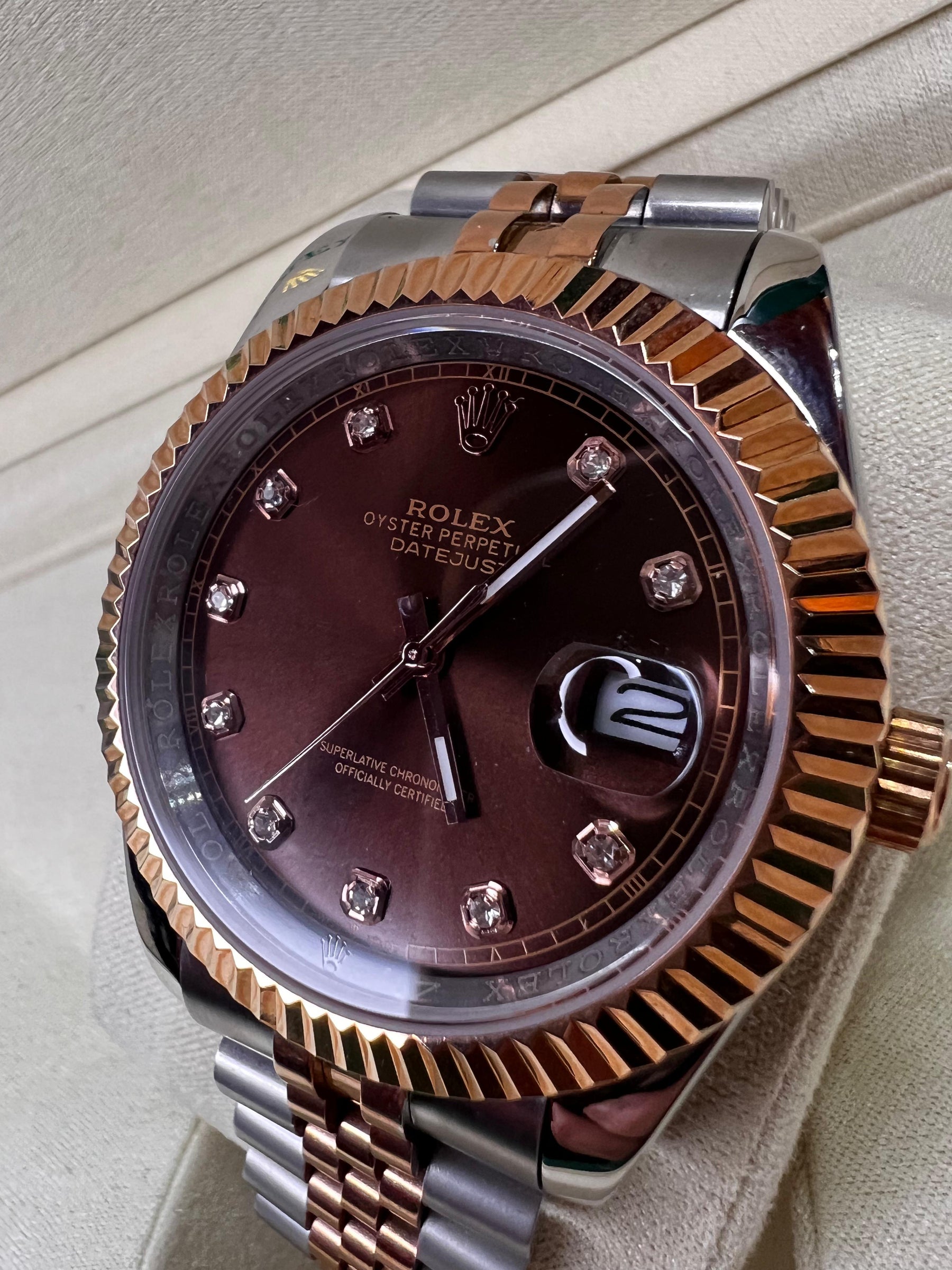 Reloj R. Datejust café