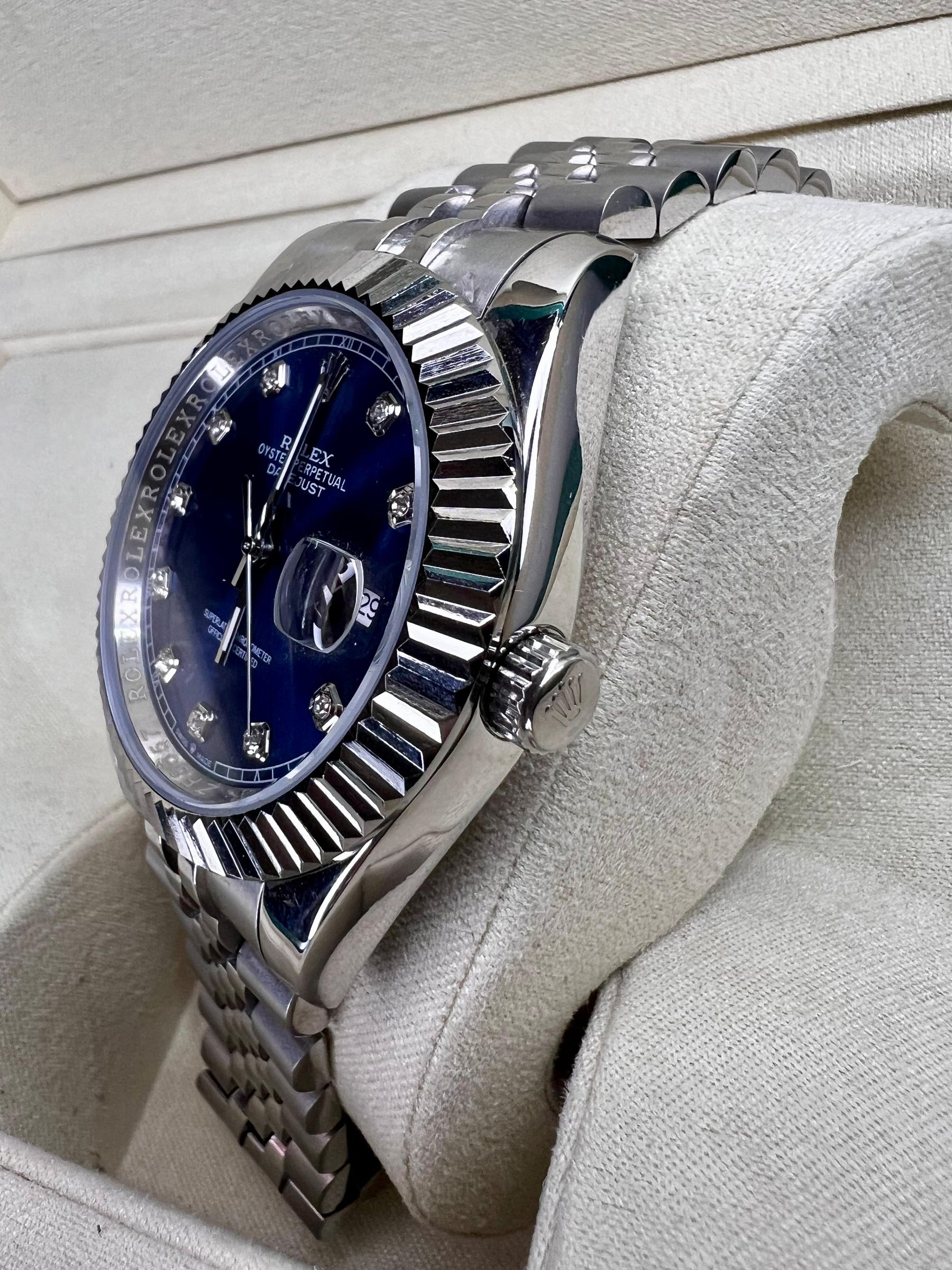 Datejust con cristal