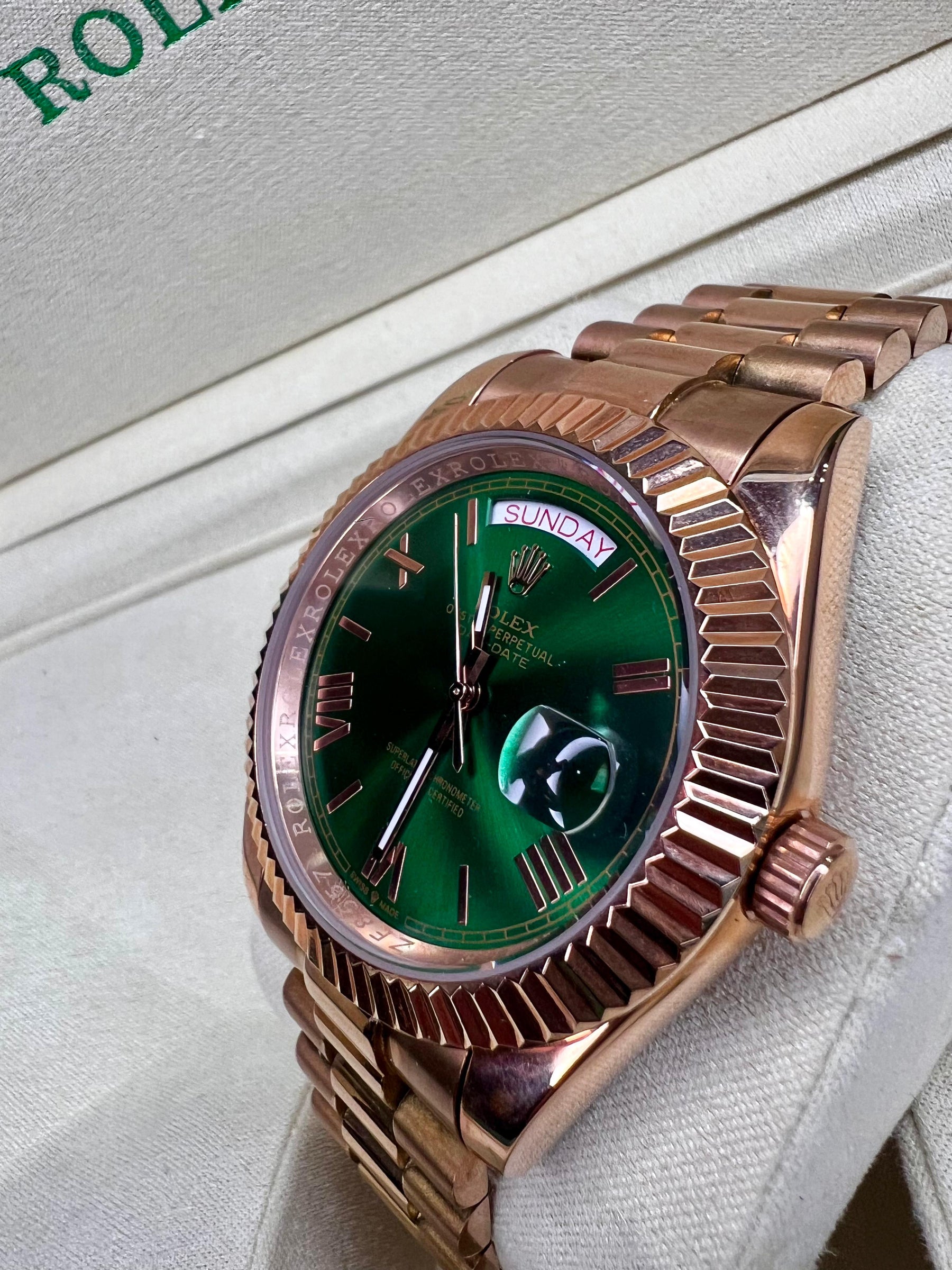 Reloj R. Day-Date Rose Gold