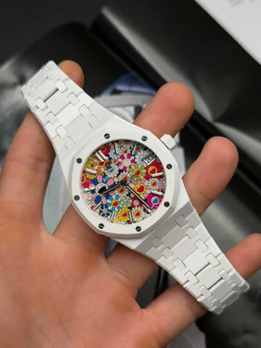 Audemars Piguet Royal Oak 41 mm White Ceramic “Murakami Edition