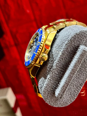 Submariner azul tonalidad oro