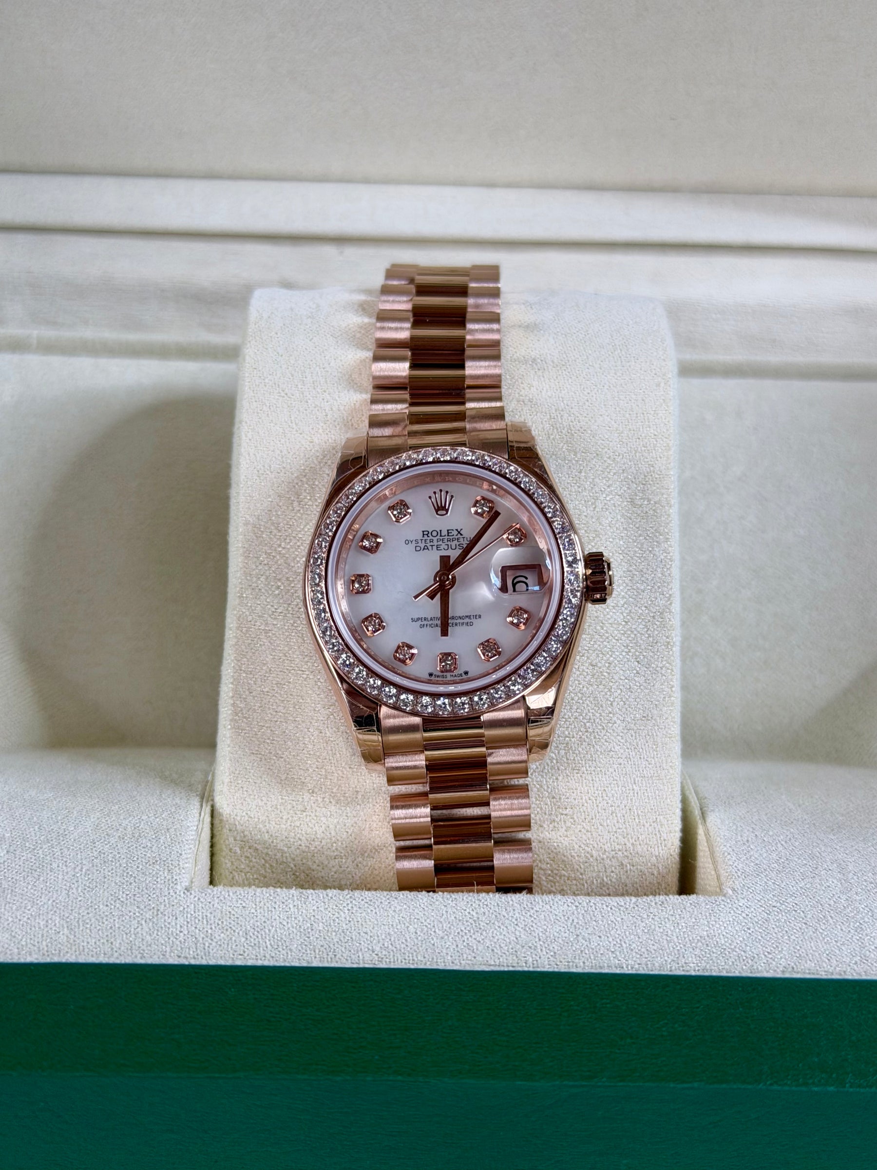 Datejust Lady Everose – Esfera Nácar