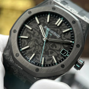 Royal Oak 15500 DiW Voidline AQUA Carbon