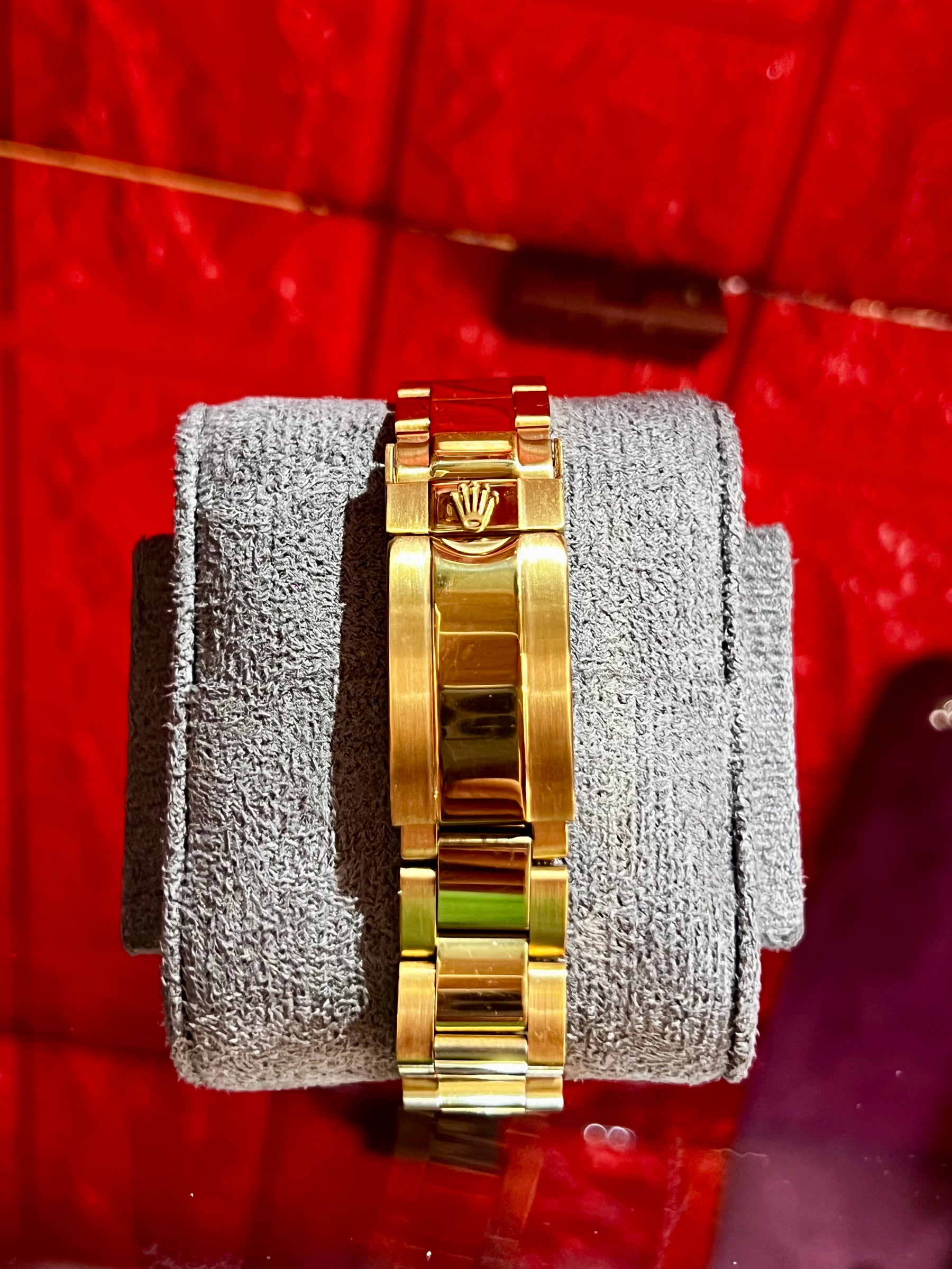 Submariner azul tonalidad oro