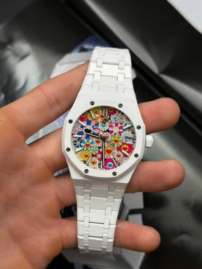 Audemars Piguet Royal Oak 41 mm White Ceramic “Murakami Edition