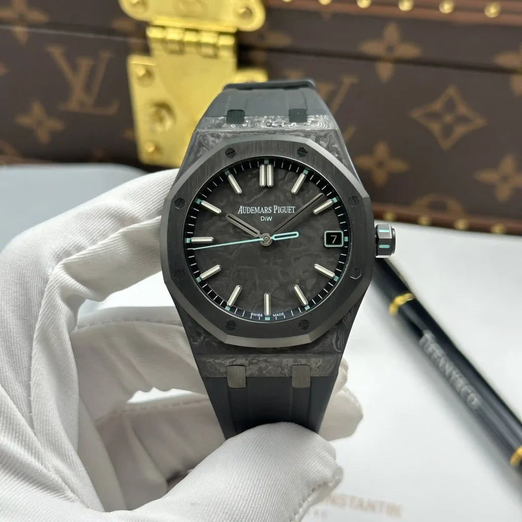 Royal Oak 15500 DiW Voidline AQUA Carbon