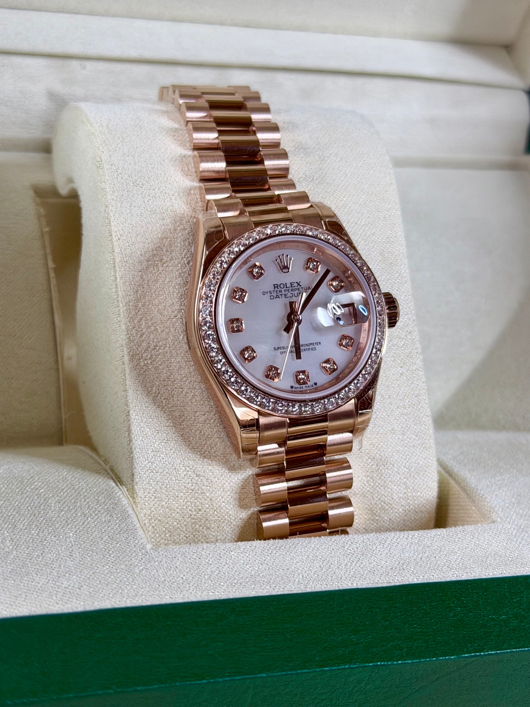 Datejust Lady Everose – Esfera Nácar