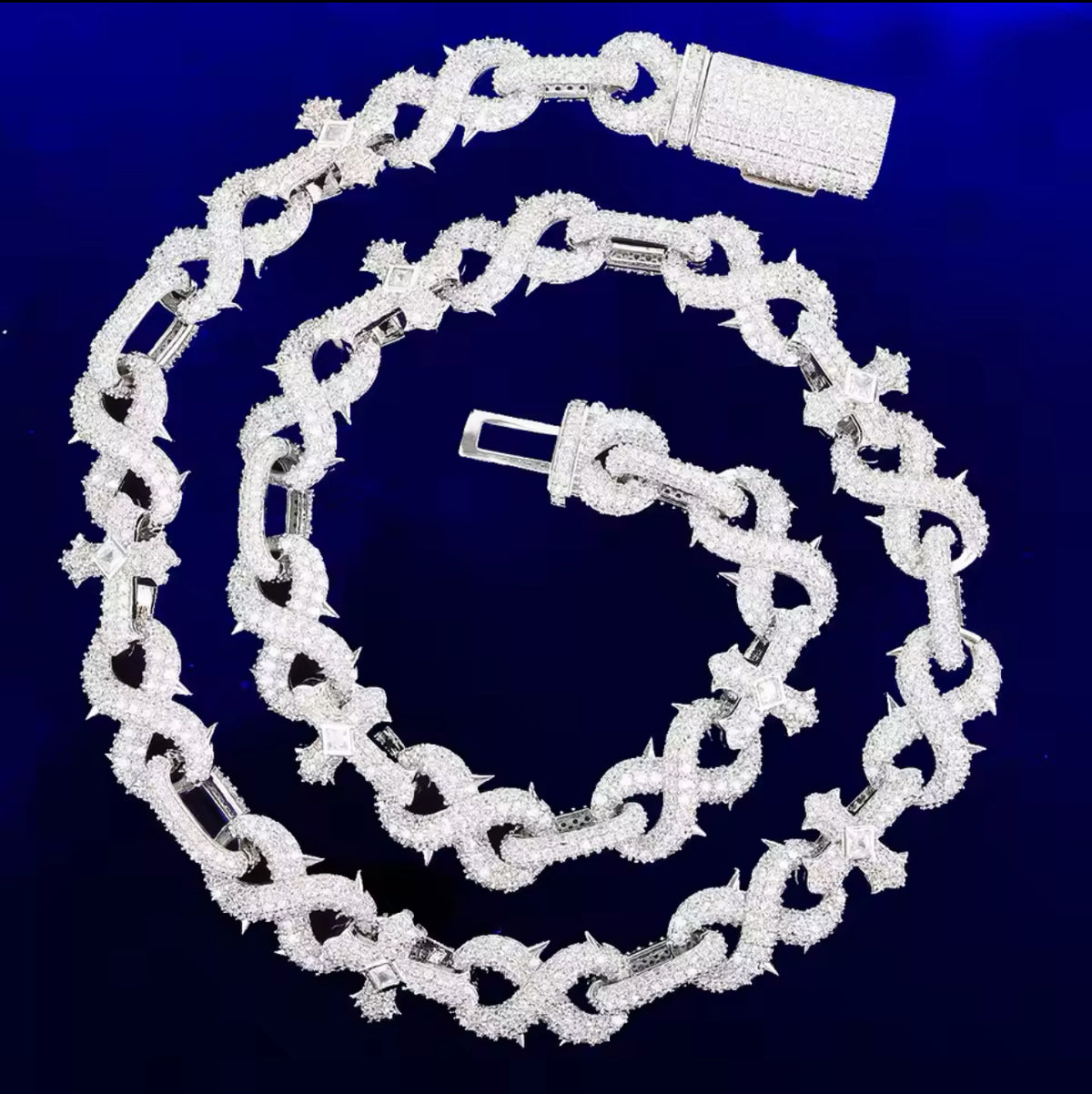 Cadena infinito con cruces
