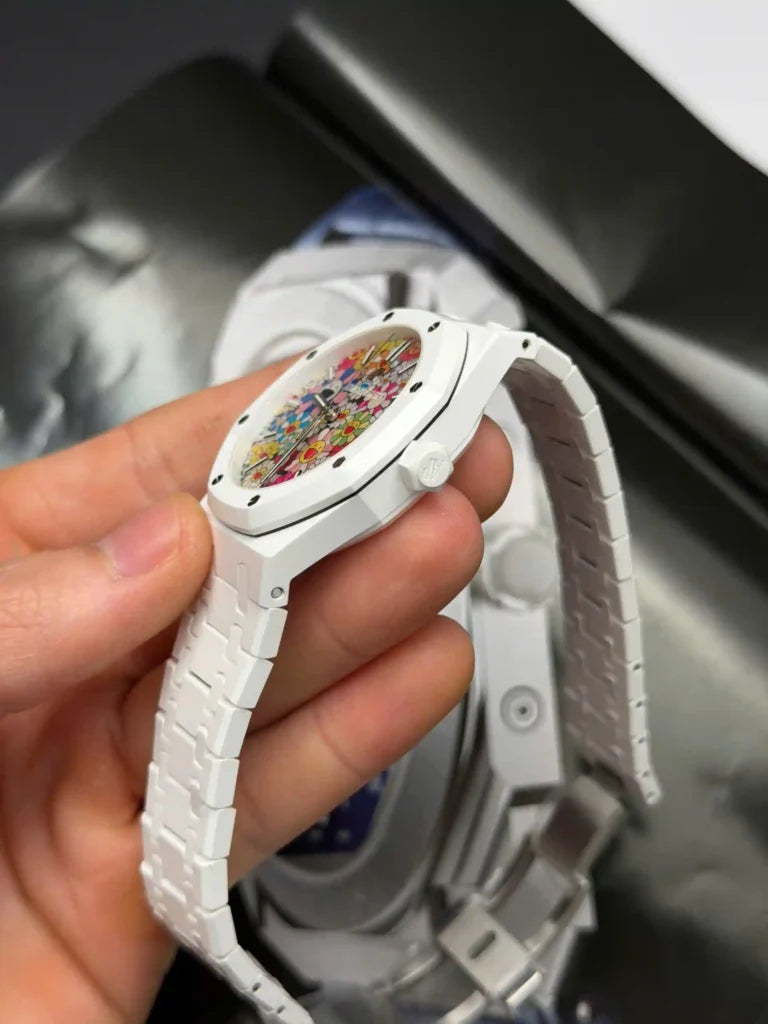 Audemars Piguet Royal Oak 41 mm White Ceramic “Murakami Edition