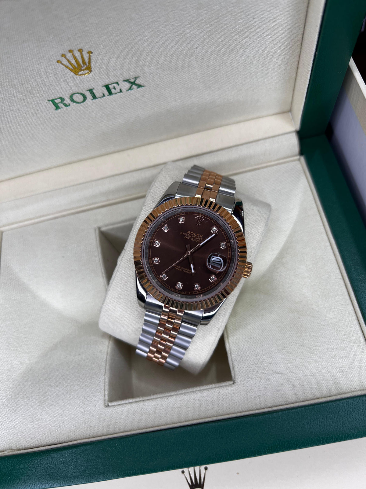 Reloj R. Datejust café