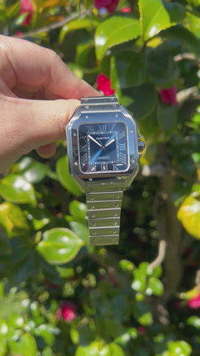 Cartier santos azul